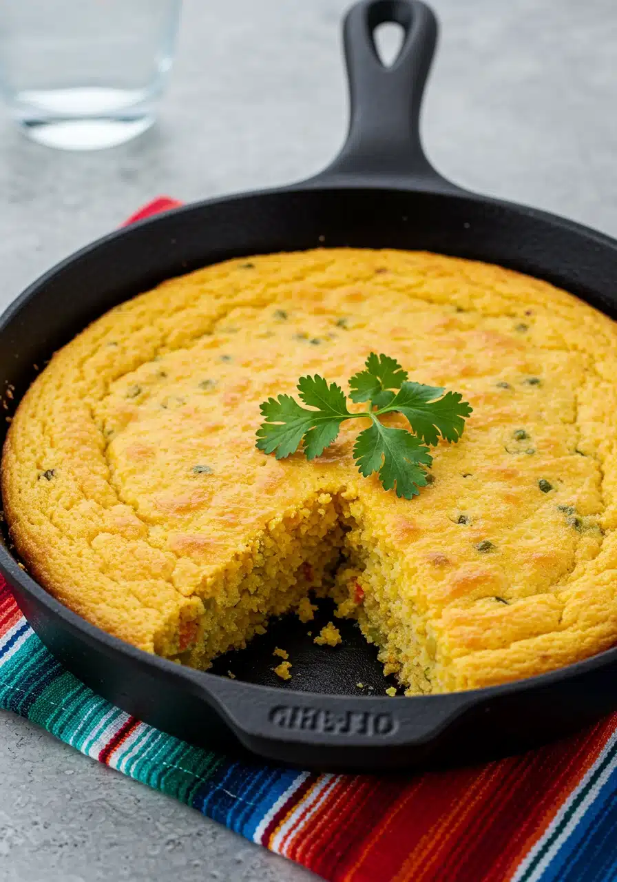 Mexican Vegetarian Cheese Jiffy Corn Bread Casserole You’ll Love 2 Baked Mexican vegetarian cheese Jiffy cornbread casserole