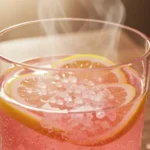Japanese Pink Salt Diet Drink in Glass