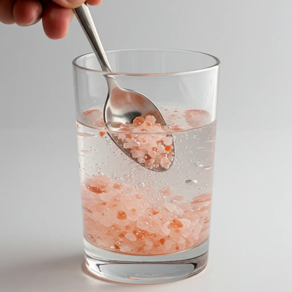 stirring-japanese-pink-salt stirring japanese pink salt