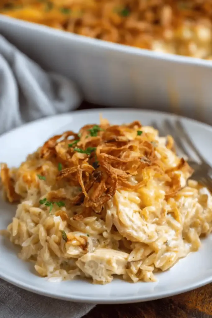 French Onion Orzo Bake 1