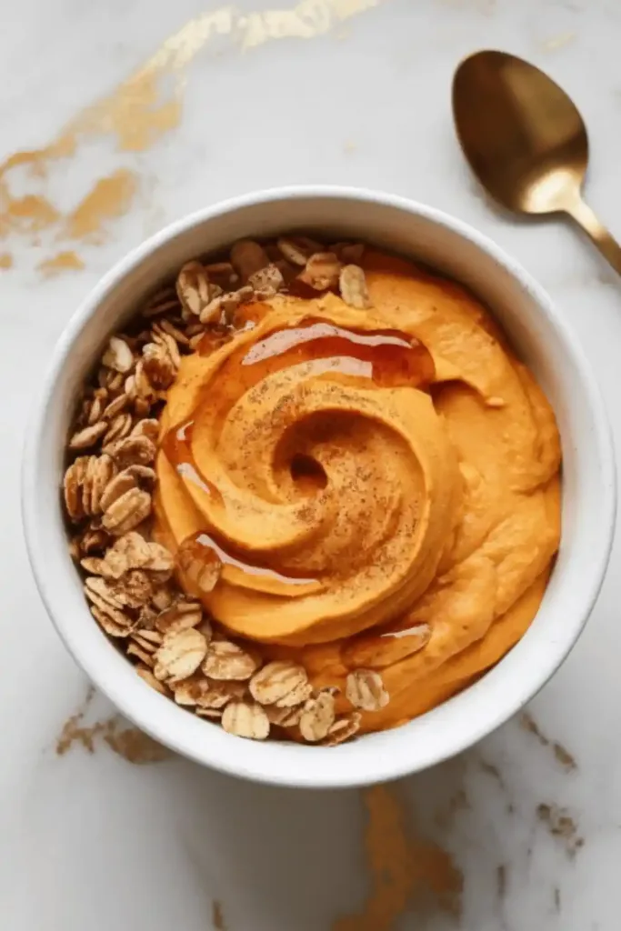 Pumpkin Whipped Cottage Cheese Breakfast 1 1