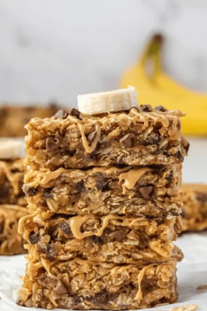Wholesome Banana Oatmeal Bars 1