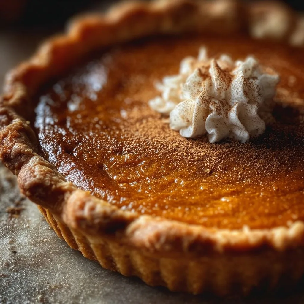 Spiced Homemade Pumpkin Pie