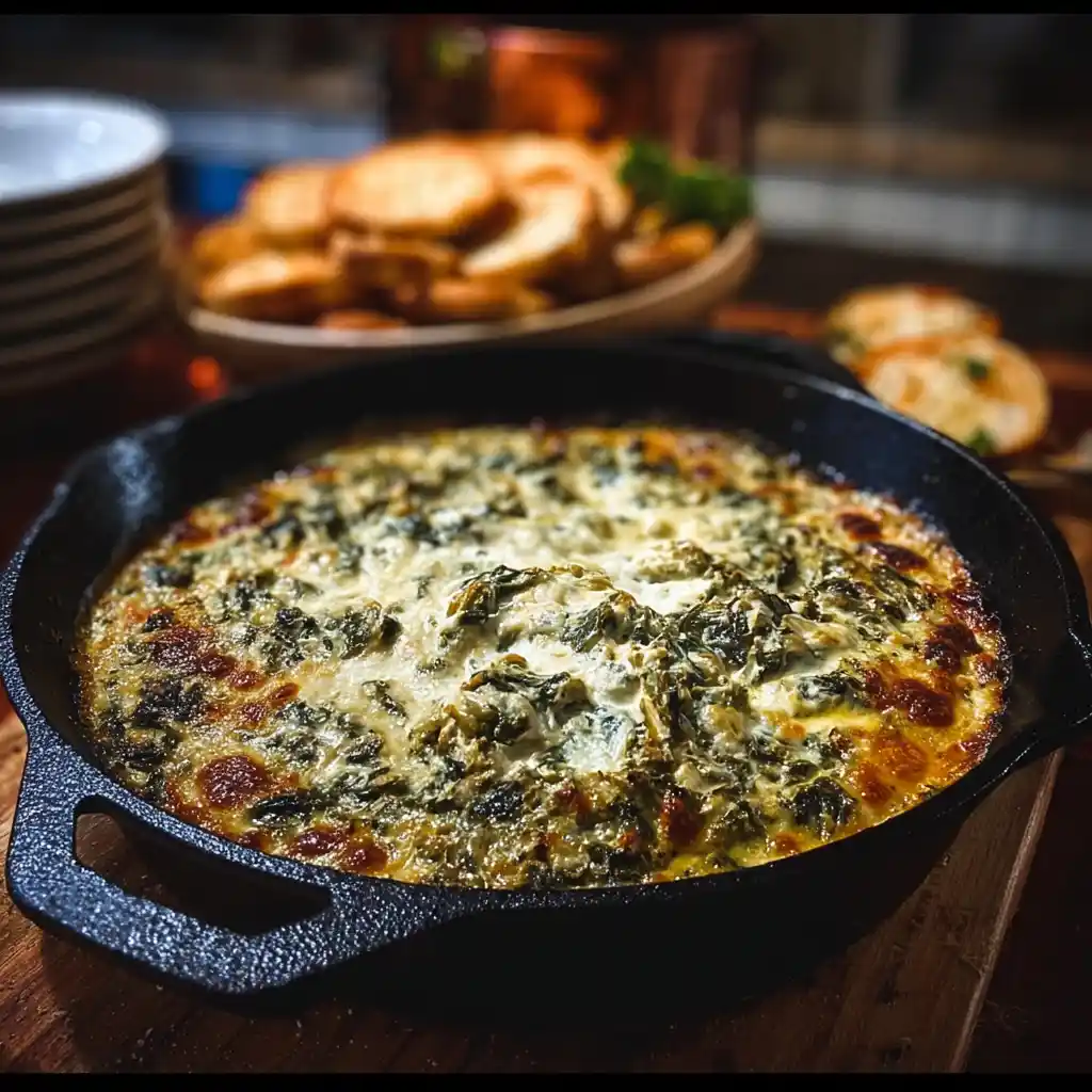 Baked Jalapeno Spinach Dip