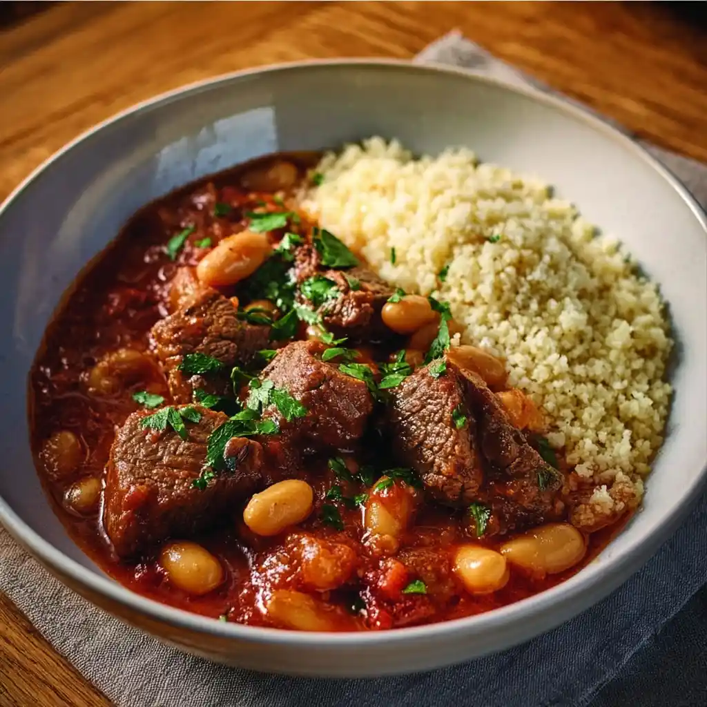 Beef and White Bean Stew With Cumin