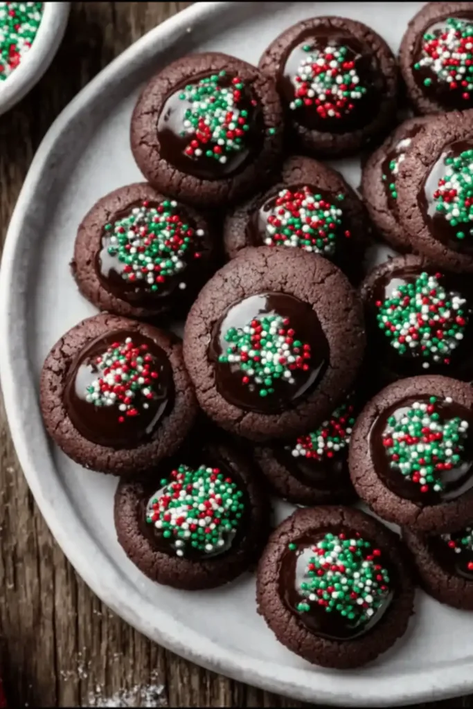 Best Chocolate Thumbprint Cookies 