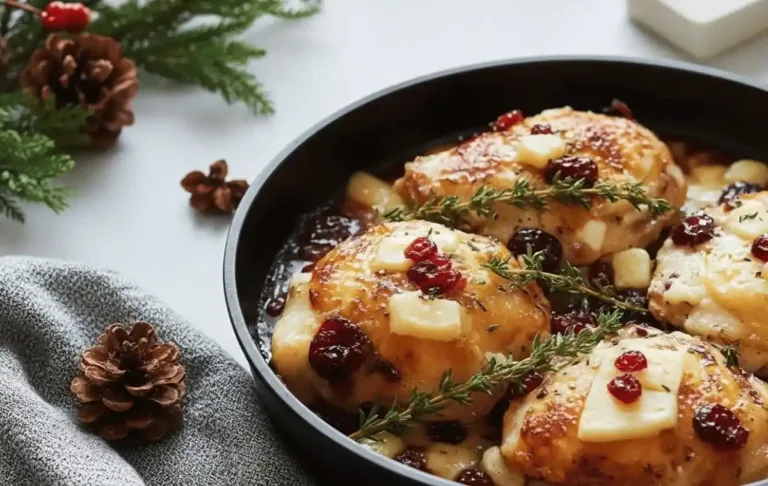 Impressive Cranberry Brie Stuffed Chicken: A Flavorful Dinner Showstopper