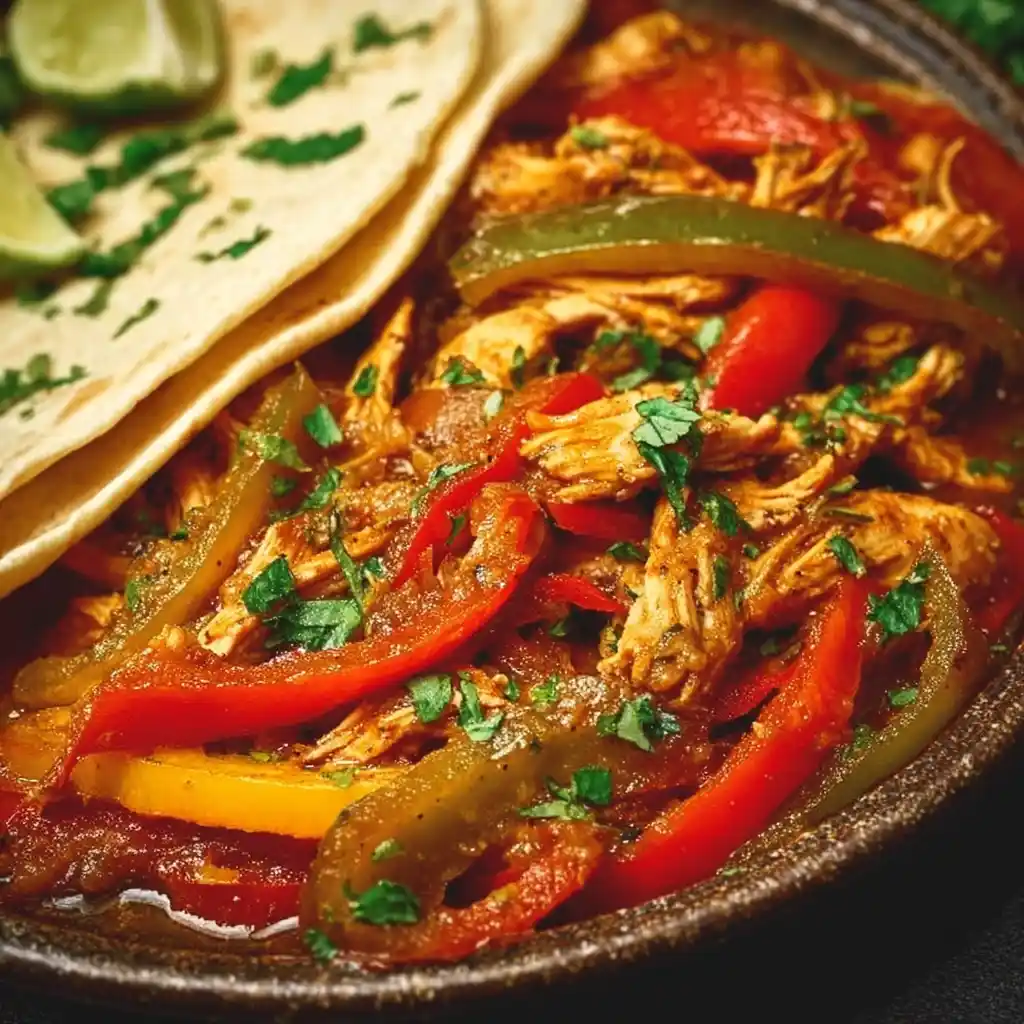 Crockpot Chicken Fajitas