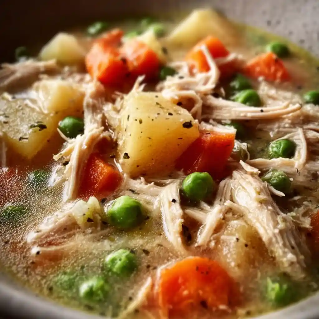 Crockpot Chicken Pot Pie Soup
