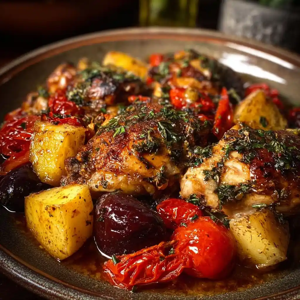 Crockpot Greek Chicken