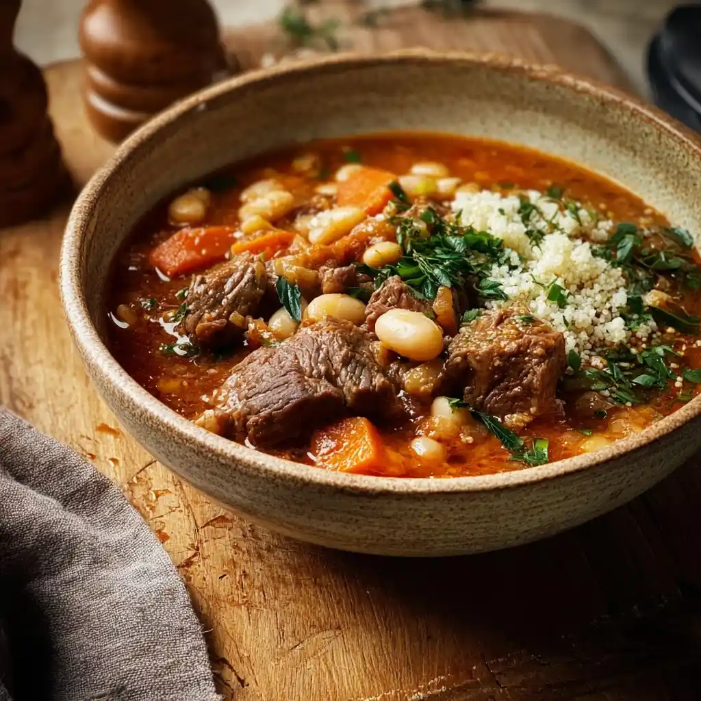 Easy Beef and White Bean Stew With Cumin