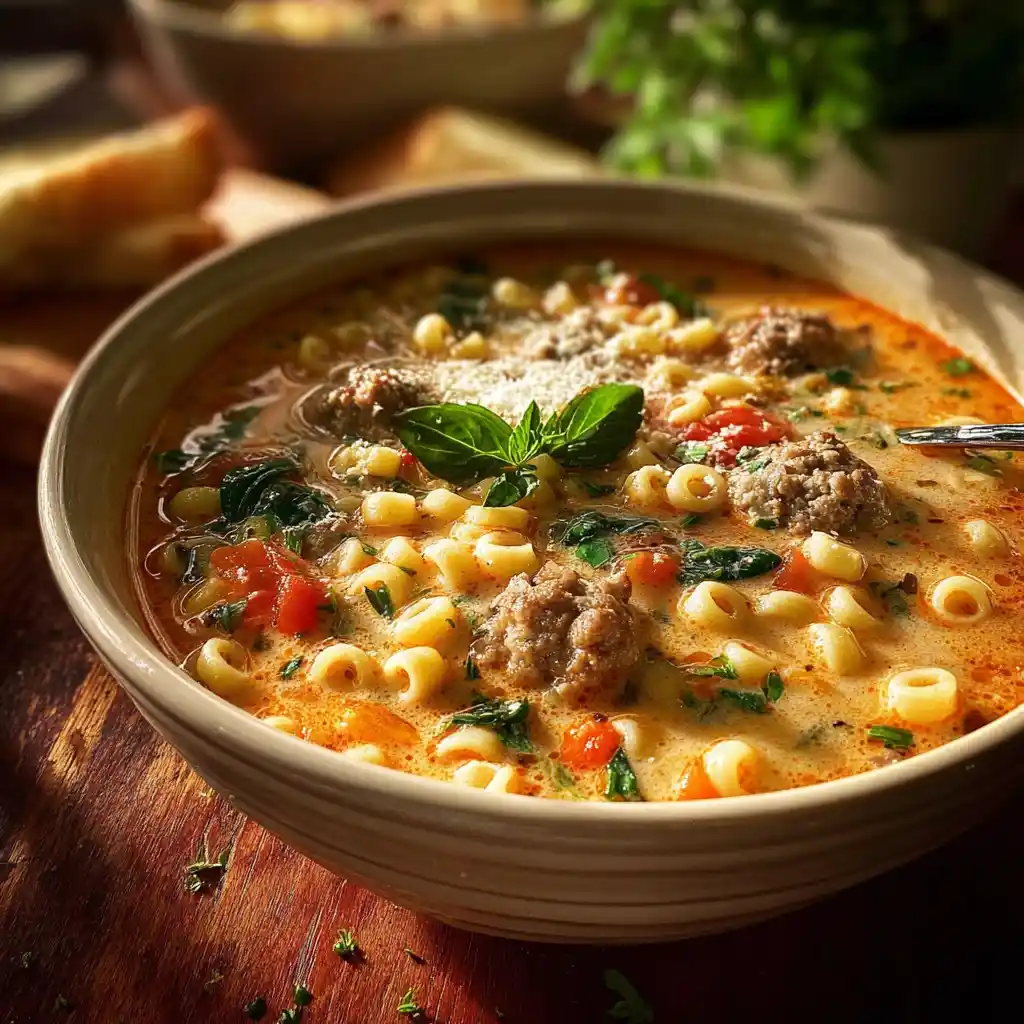 Sausage Ditalini Soup recipe