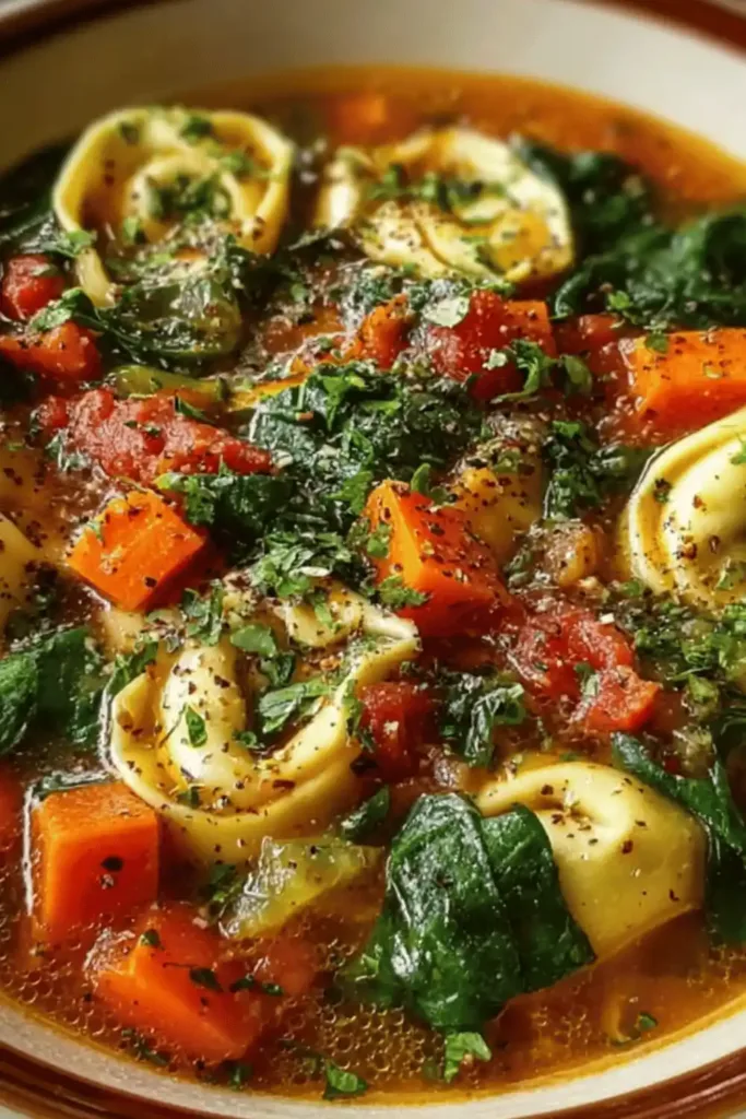 Veggie Tortellini Soup