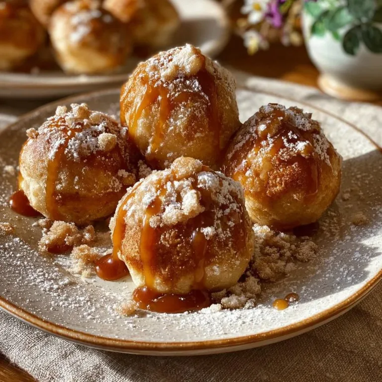 Delicious apple pie bombs filled with spiced apple filling and flaky crust.