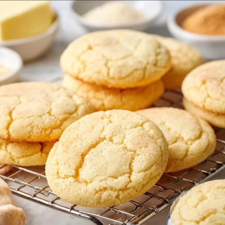 Chewy gluten-free dairy-free sugar cookies on a wooden table