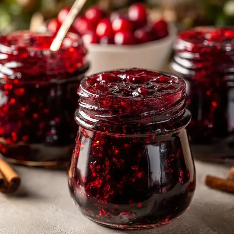 Delicious Christmas Jam made in a Crockpot, perfect for holiday festivities.
