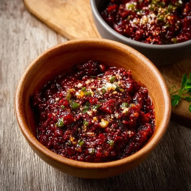 Delicious Cranberry Jalapeño Dip recipe with a sweet and spicy flavor profile.