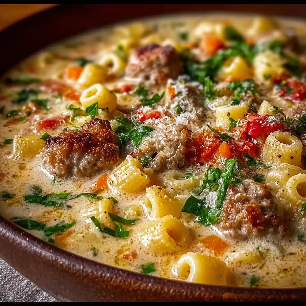 easy Sausage Ditalini Soup