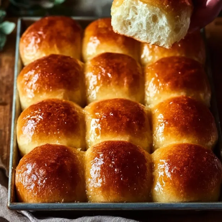 Gluten-free dinner rolls fresh out of the oven, golden and fluffy