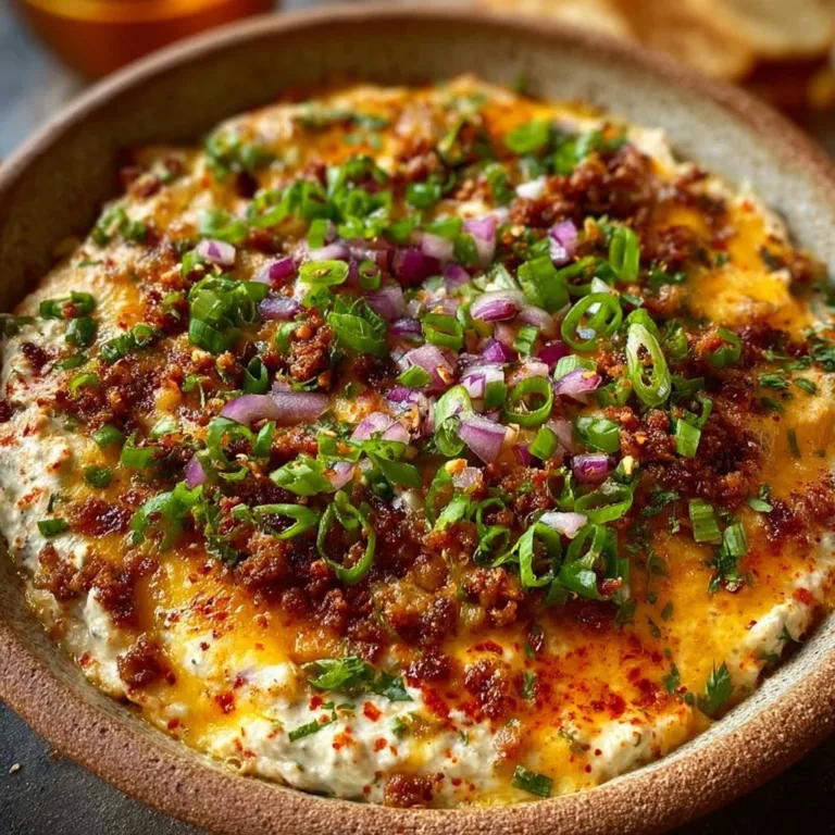 Delicious Hissy Fit Dip in a serving bowl with fresh veggies and crackers.