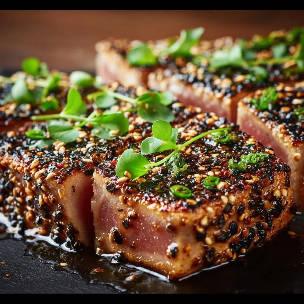 Sesame Crusted Tuna Steaks