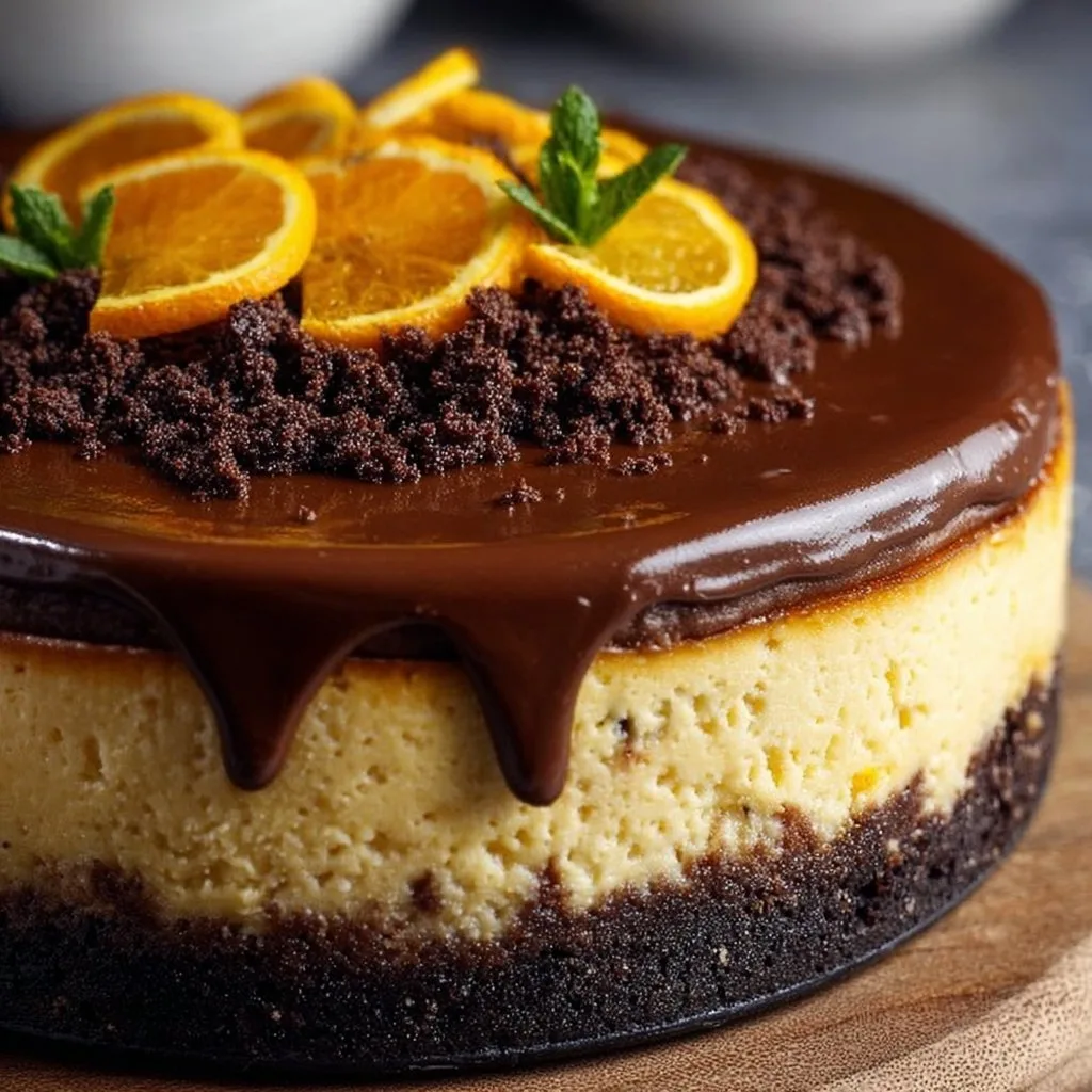 Chocolate Orange Cheesecake