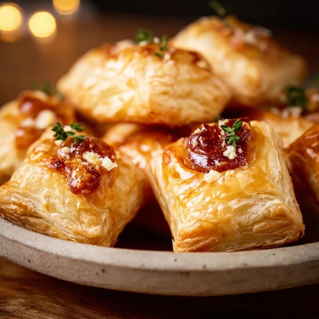 Puff Pastry Brie Bites