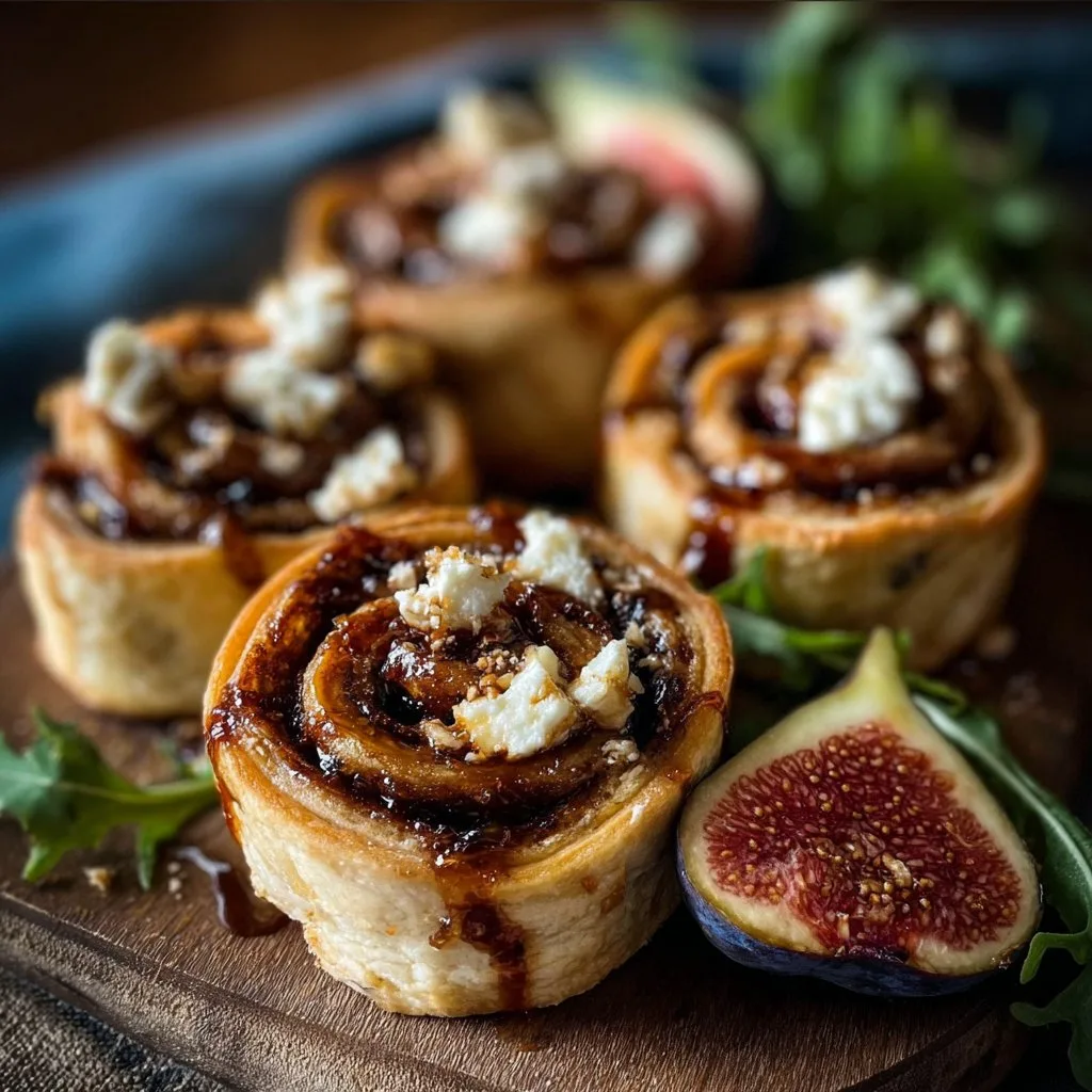 Fig and Goat Cheese Pinwheels