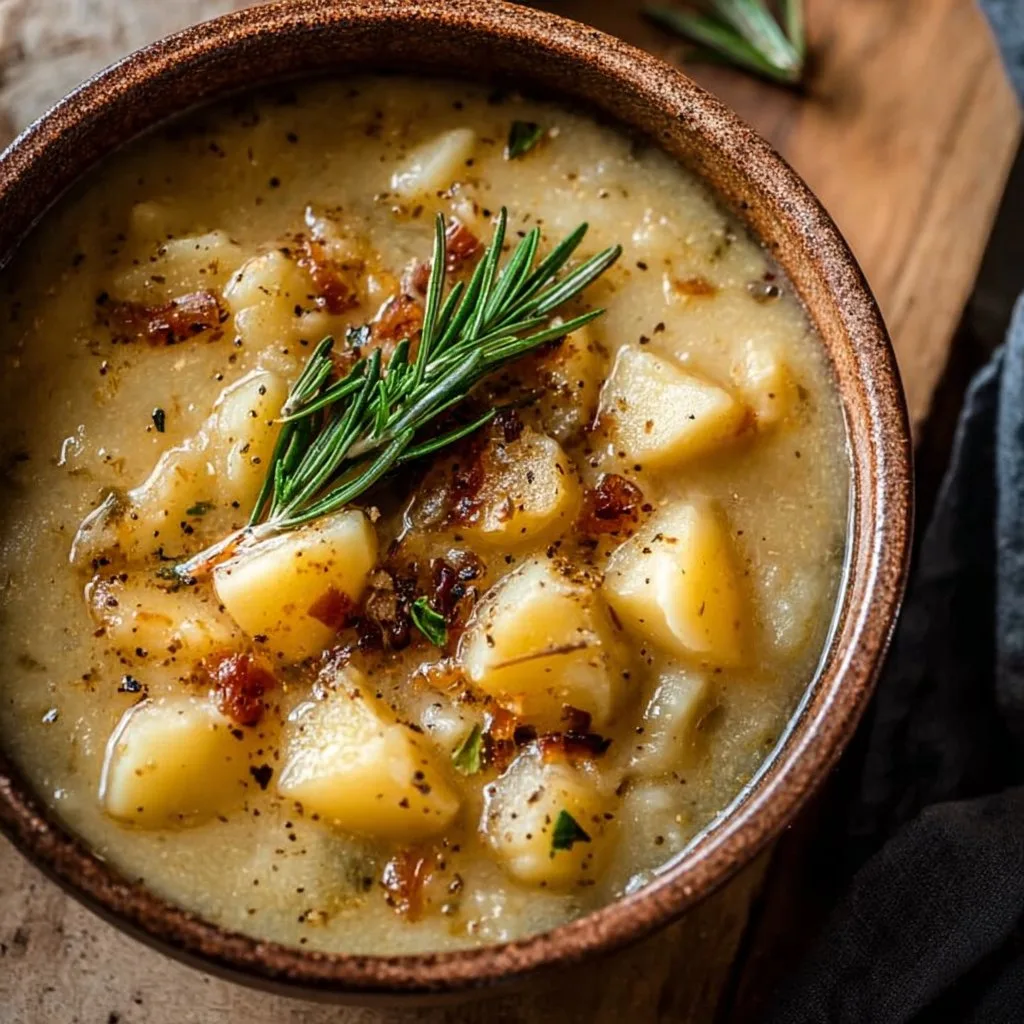 Slow Cooker Rosemary-Potato Soup