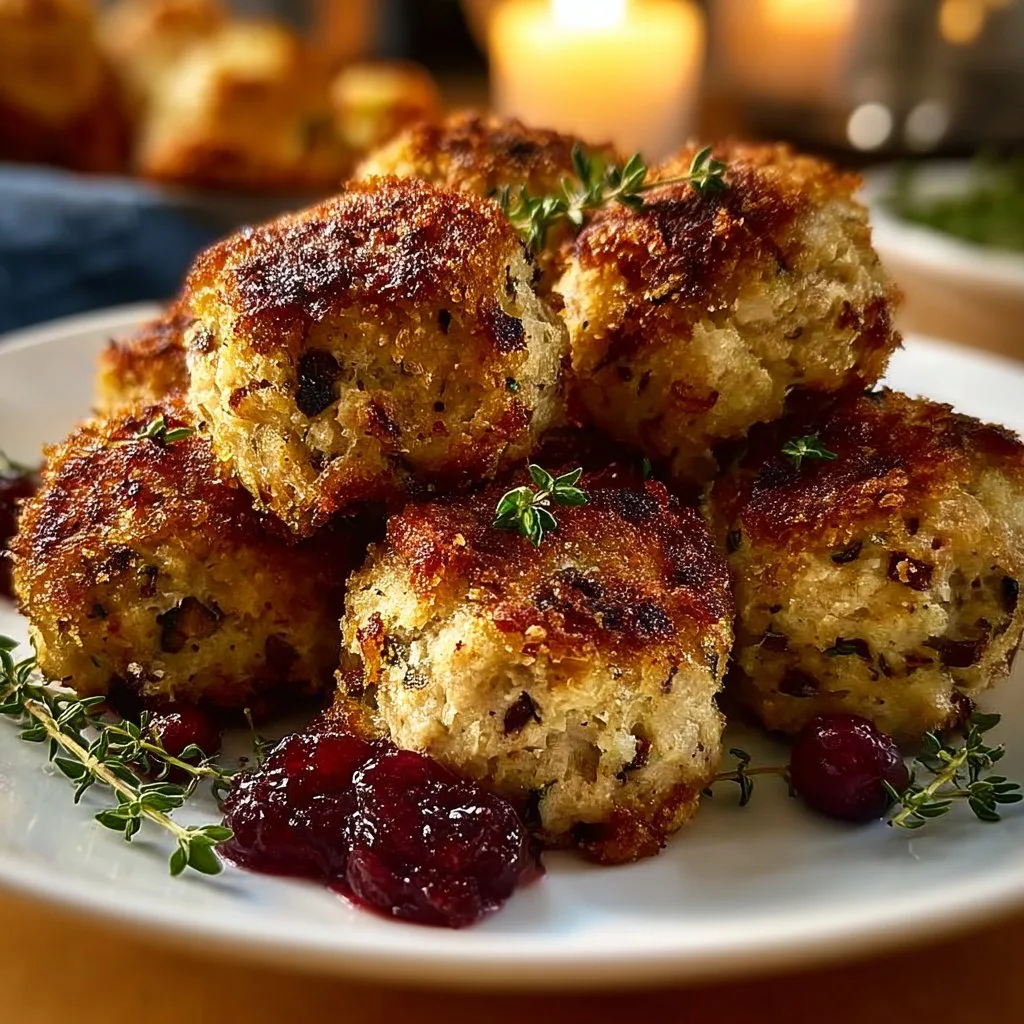 Turkey Stuffing Balls