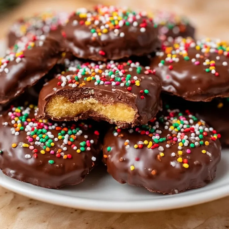 Delicious Reese Cup Ritz Cracker Cookies stacked and ready to enjoy
