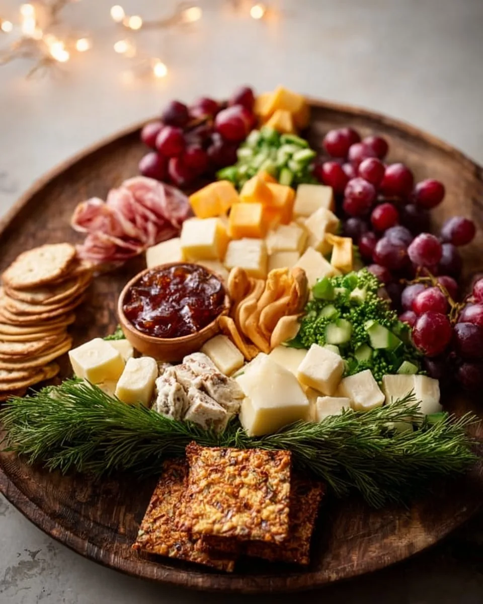 Evergreen Tree Snack Board