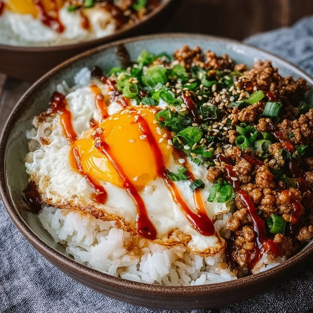 Bang Bang Ground Turkey Rice Bowls