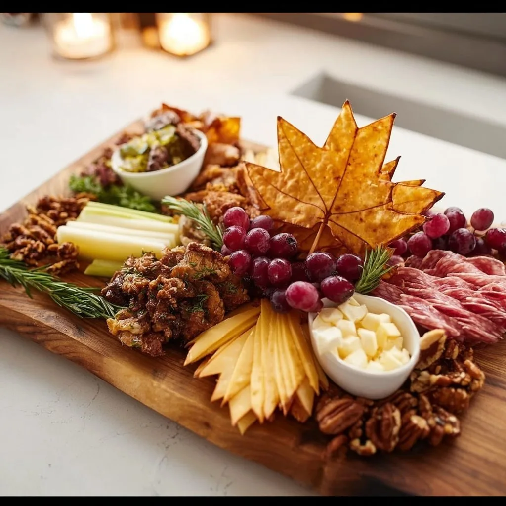 Maple Leaf Grazing Tray
