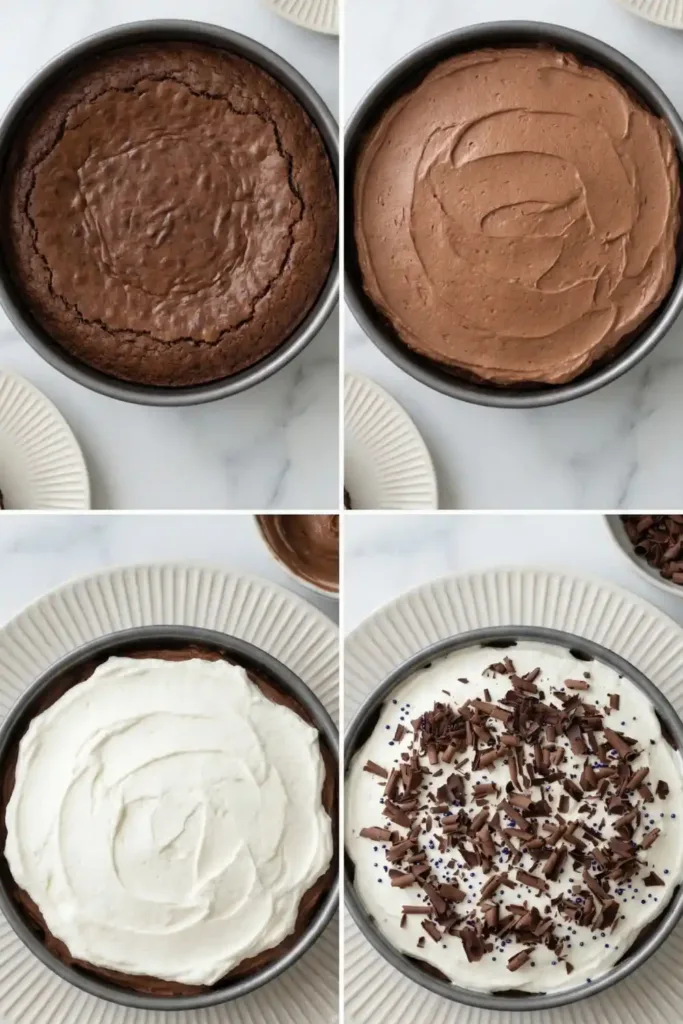 Gluten-Free Chocolate Mousse Cake steps