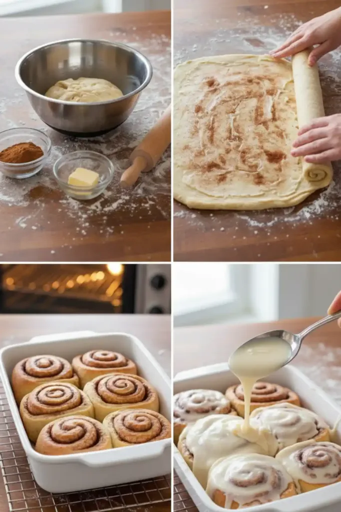Gluten Free Cinnamon Rolls Recipe steps 1
