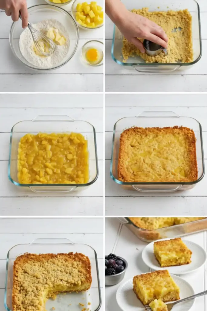 Gluten-Free French Butter Cake steps