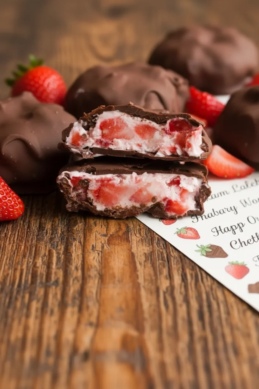 Chocolate Strawberry Yogurt Clusters (Viral Recipe!) 1 Chocolate Strawberry Yogurt Clusters (Viral Recipe!)
