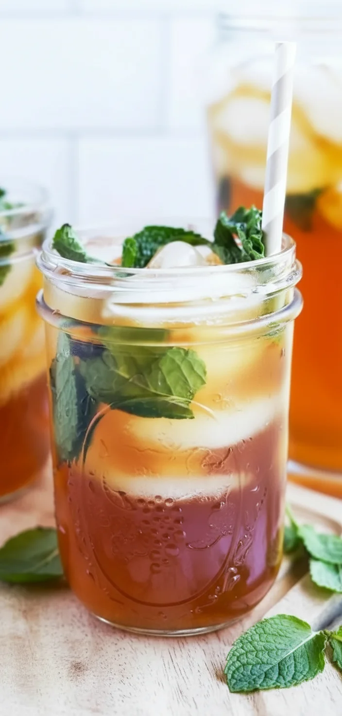 Simple Honey Mint Green Iced Tea 1 Simple Honey Mint Green Iced Tea